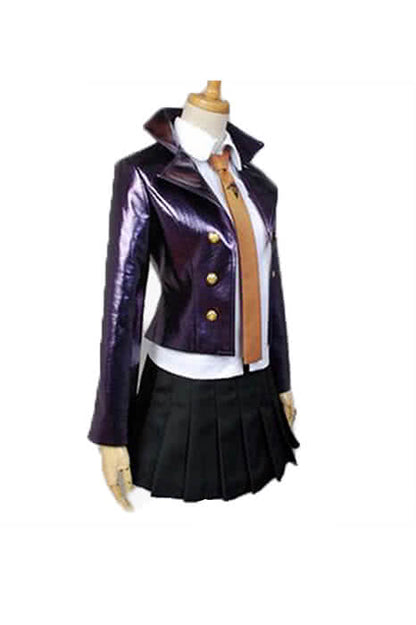 Danganronpa Kyouko Kirigiri Deep Purple Short Dress Cosplay suits