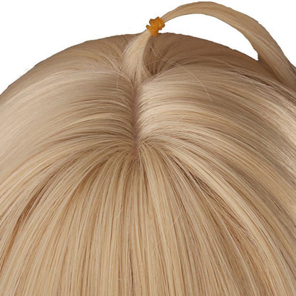 Danganronpa V3 Akamatsu kaede Blonde Long Cosplay Wigs