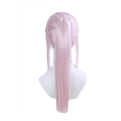 DARLING in the FRANXX Anime Cosplay 02 Zero Two Pink Long Ponytail Cosplay Wig
