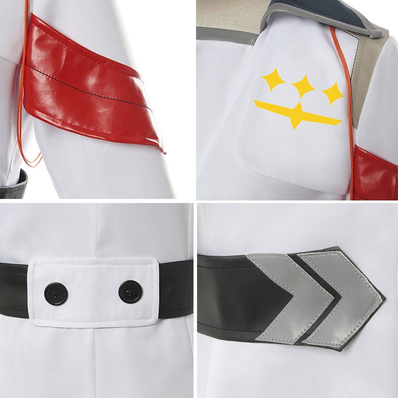 DARLING in the FRANXX Anime Cosplay Costumes 02 Zero Two  Coat Uniform Cosplay Costume
