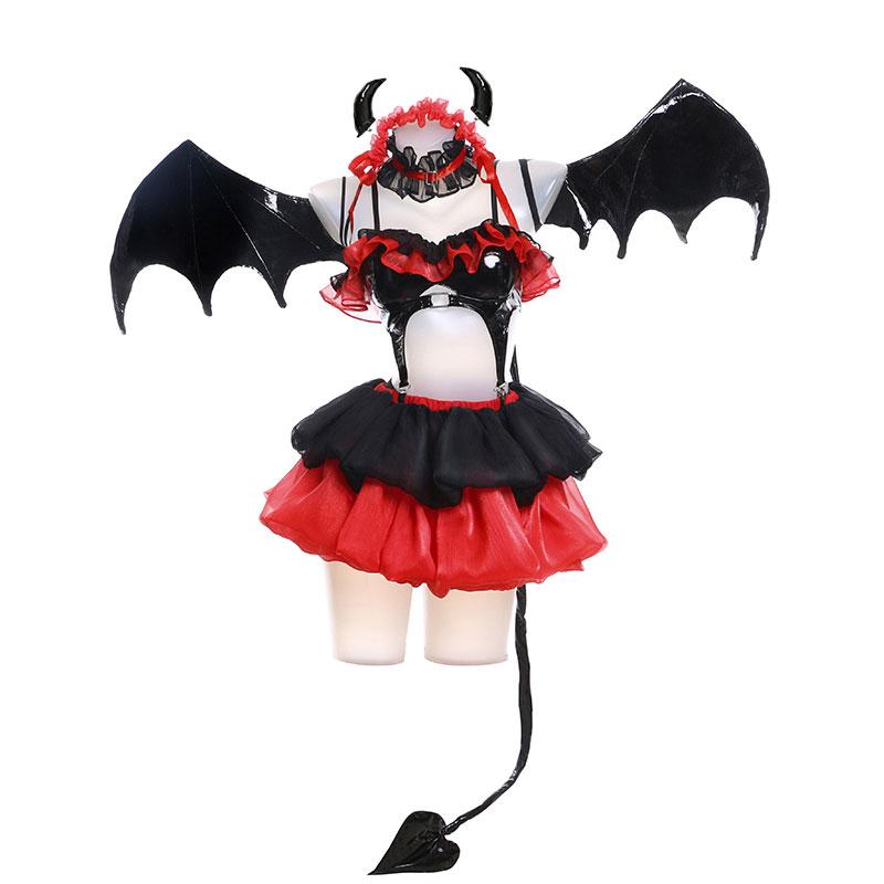 Date A Live Kurumi Tokisaki Little Devil Cosplay Costume 