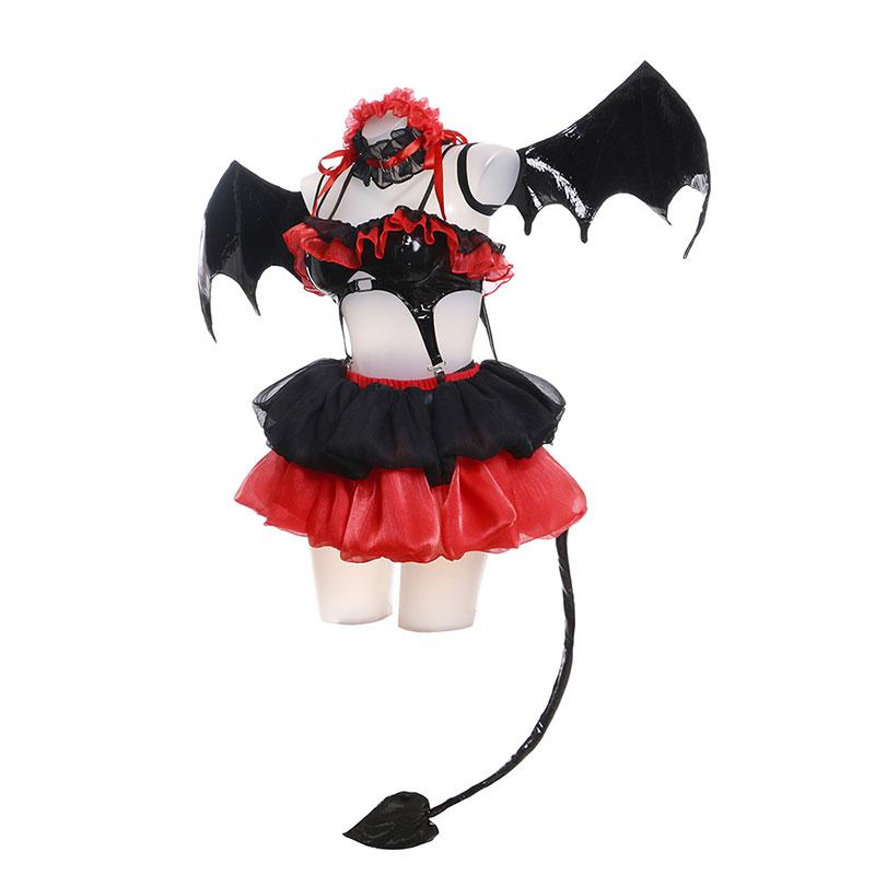 Date A Live Kurumi Tokisaki Little Devil Cosplay Costume 