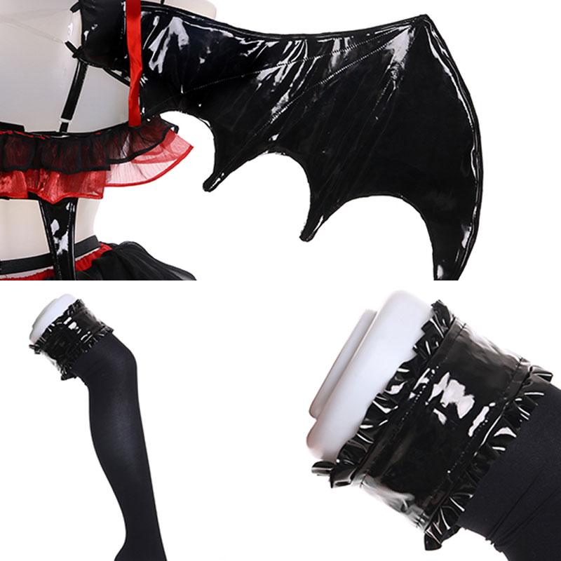 Date A Live Kurumi Tokisaki Little Devil Cosplay Costume 