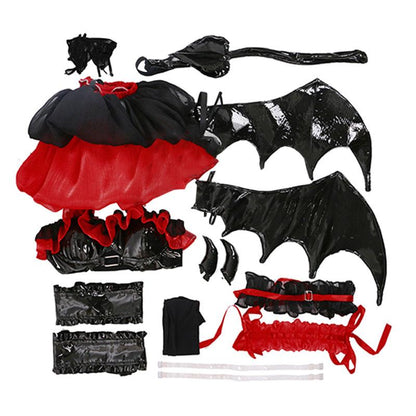 Date A Live Kurumi Tokisaki Little Devil Cosplay Costume 