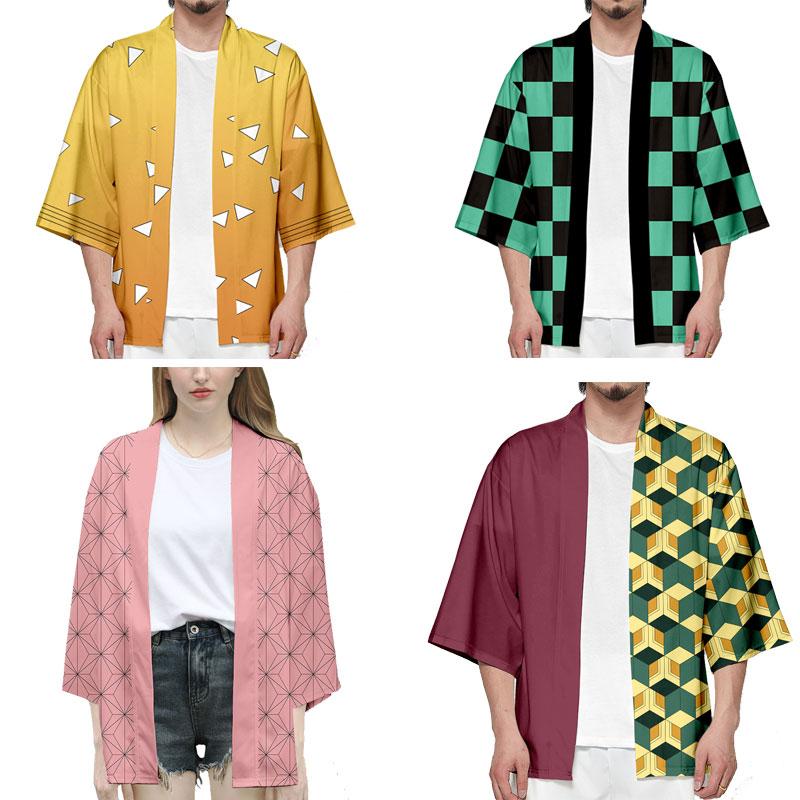 Demon Slayer 4 Color Coat  Cosplay Costume