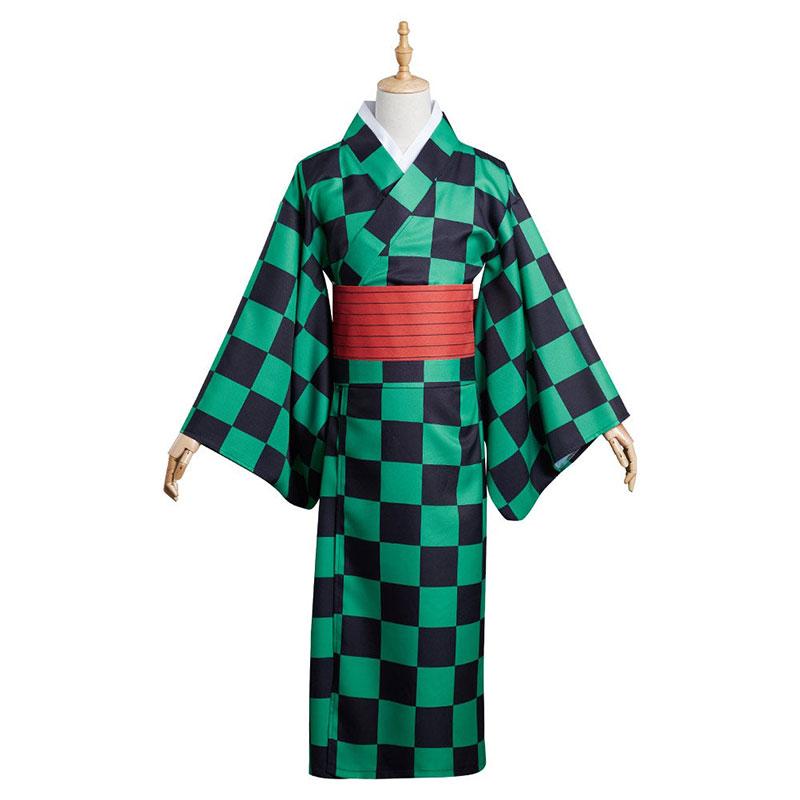 Demon Slayer Entertainment District Arc Tanjirou Kamado kimono Cosplay Costume