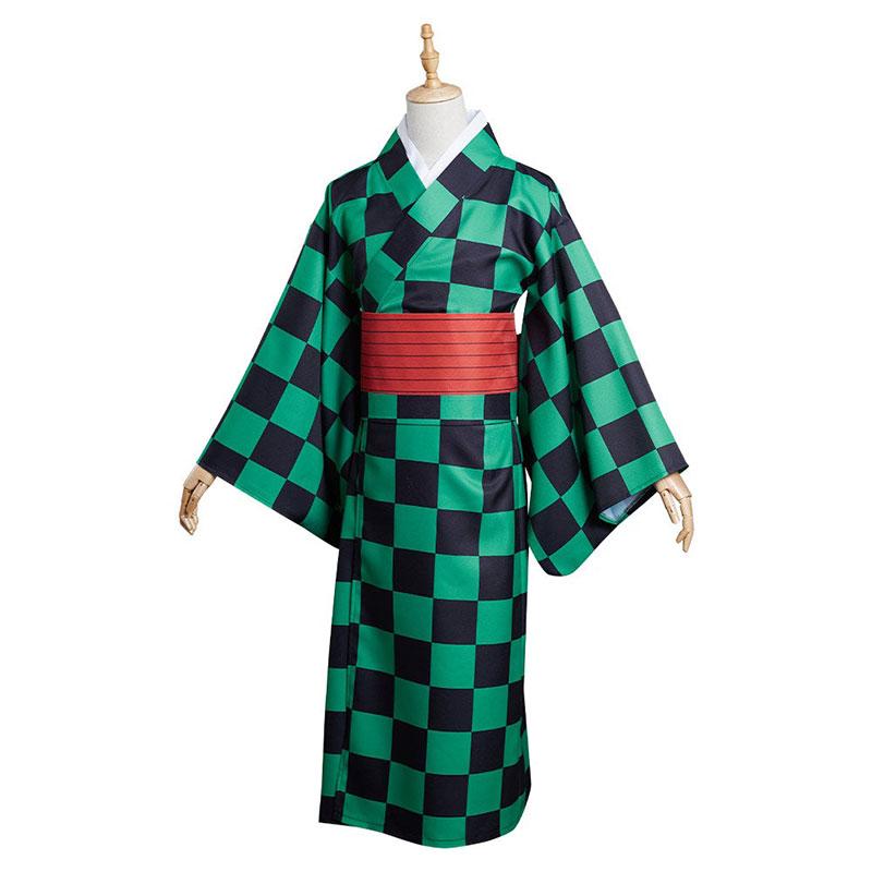 Demon Slayer Entertainment District Arc Tanjirou Kamado kimono Cosplay Costume
