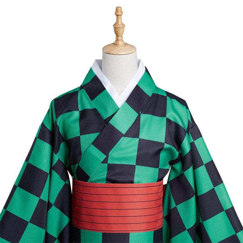 Demon Slayer Entertainment District Arc Tanjirou Kamado kimono Cosplay Costume