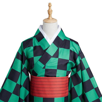 Demon Slayer Entertainment District Arc Tanjirou Kamado kimono Cosplay Costume