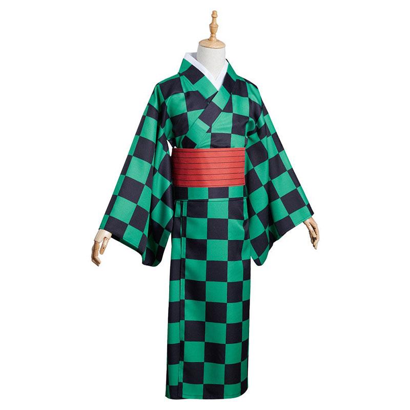 Demon Slayer Entertainment District Arc Tanjirou Kamado kimono Cosplay Costume