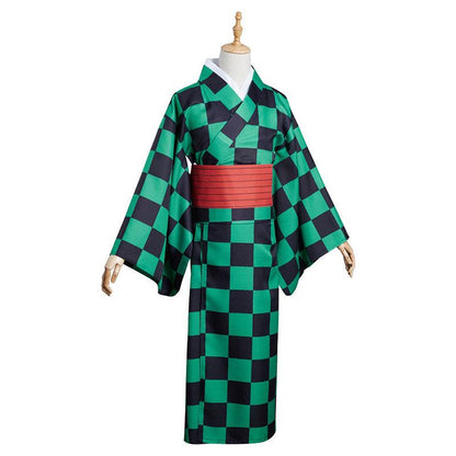 Demon Slayer Entertainment District Arc Tanjirou Kamado kimono Cosplay Costume