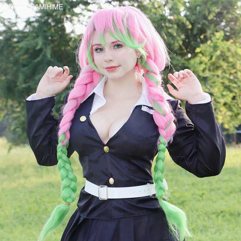Demon Slayer Kanroji Mitsuri Female Uniform Cosplay Costume