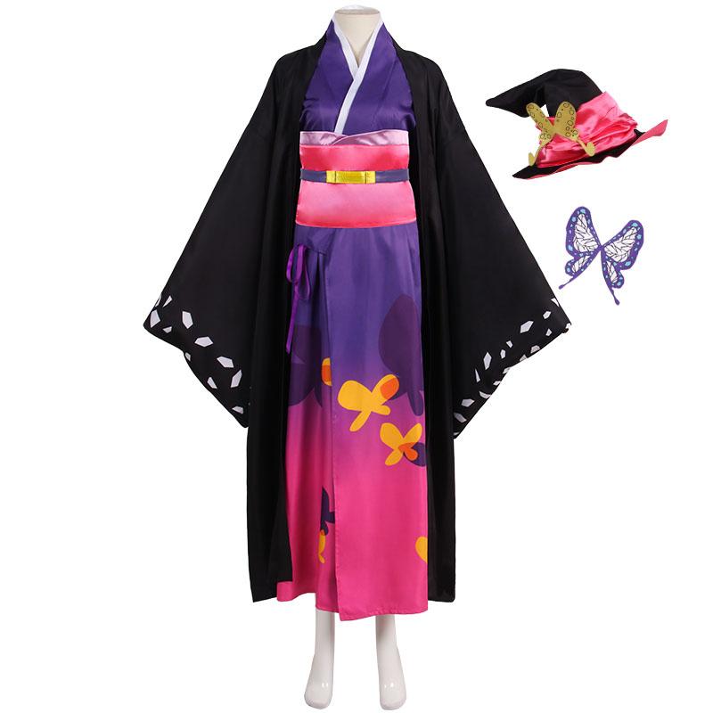 Demon Slayer Kocho Shinobu Halloween Kimono Cosplay Costume Customization