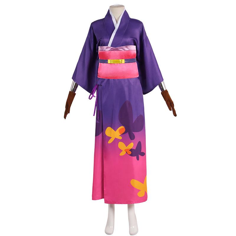 Demon Slayer Kocho Shinobu Halloween Kimono Cosplay Costume Customization