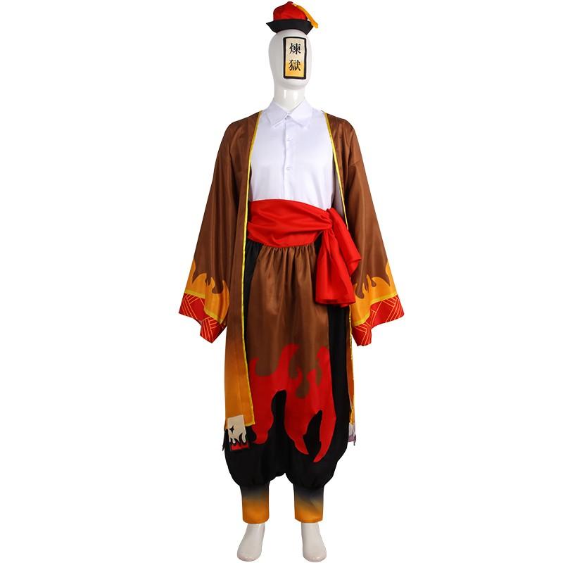 Demon Slayer Rengoku Kyoujurou Male Halloween Cosplay Costume Customization
