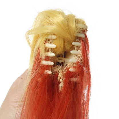 Demon Slayer  Rengoku Kyoujurou Yellow Mixed Red Ponytail Cosplay Wigs