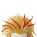 Demon Slayer  Rengoku Kyoujurou Yellow Mixed Red Ponytail Cosplay Wigs