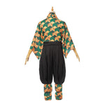 Demon Slayer Sabito Male Uniform Cosplay Costume 