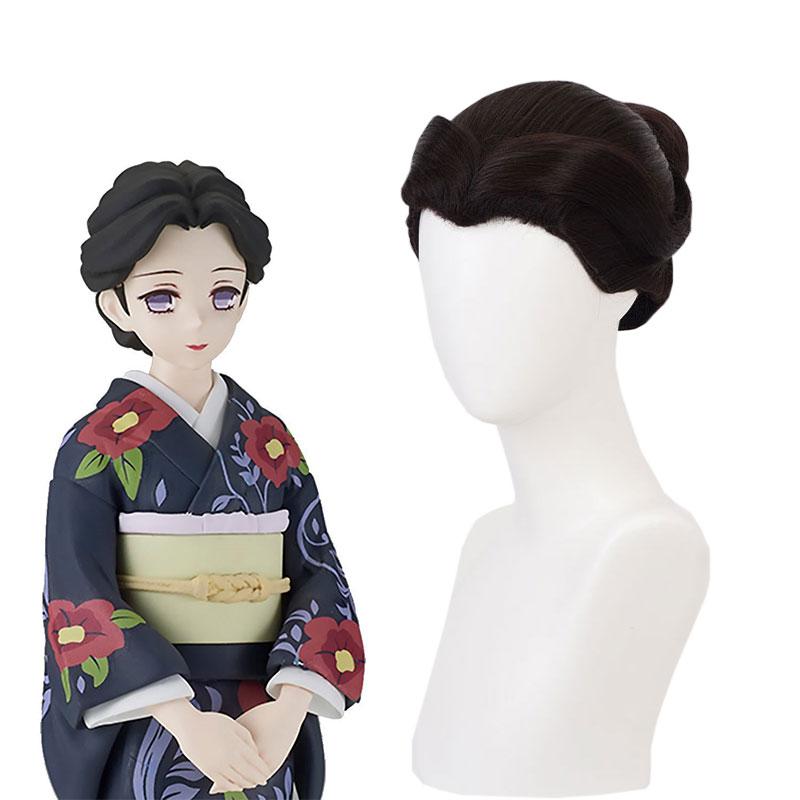 Demon Slayer Tamayo Black Cosplay Wigs