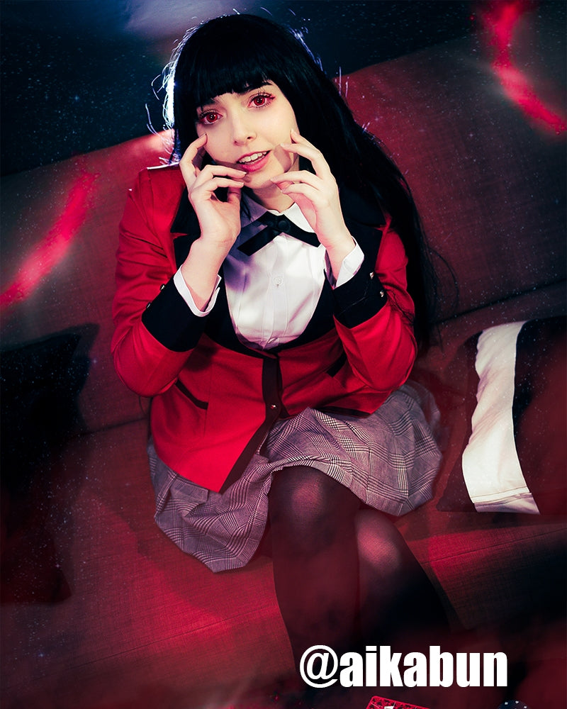 Kakegurui Yumeko Jabami Uniform Cosplay Costumes