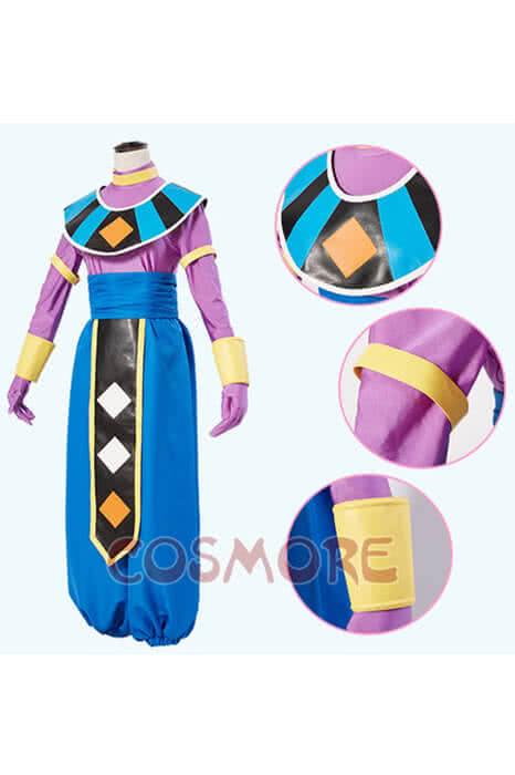 Dragon Ball Super Beerus Blue Anime Cosplay Costumes