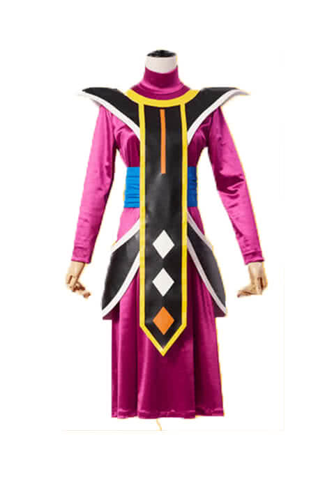 Dragon Ball Super Whis Purple Anime Cosplay Costumes