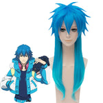 Dramatical Murder Seragaki Aoba Anime Blue Long Cosplay Wigs