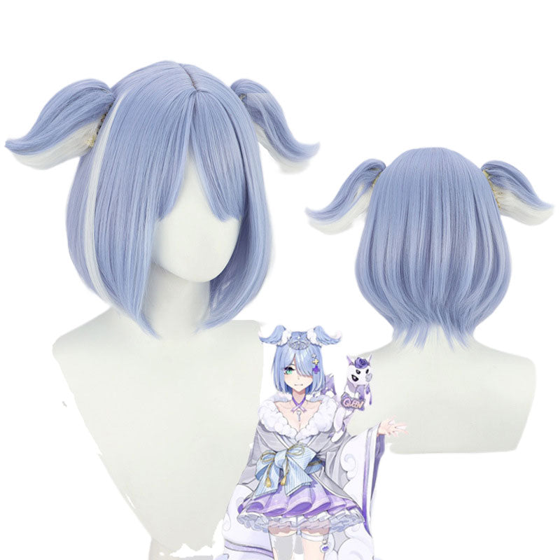 Vtuber Nijisanji EN Elira Pendora Blue Cosplay Wigs