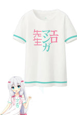 Eromanga Sensei Izumi Sagiri White Cosplay Costume T-shirt