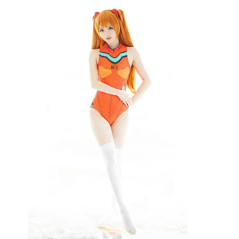 EVA Asuka Swimsuit Cosplay Costume