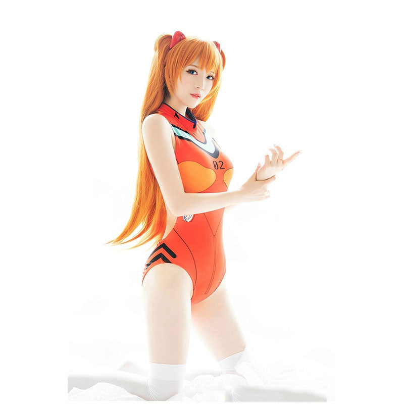 EVA Asuka Swimsuit Cosplay Costume