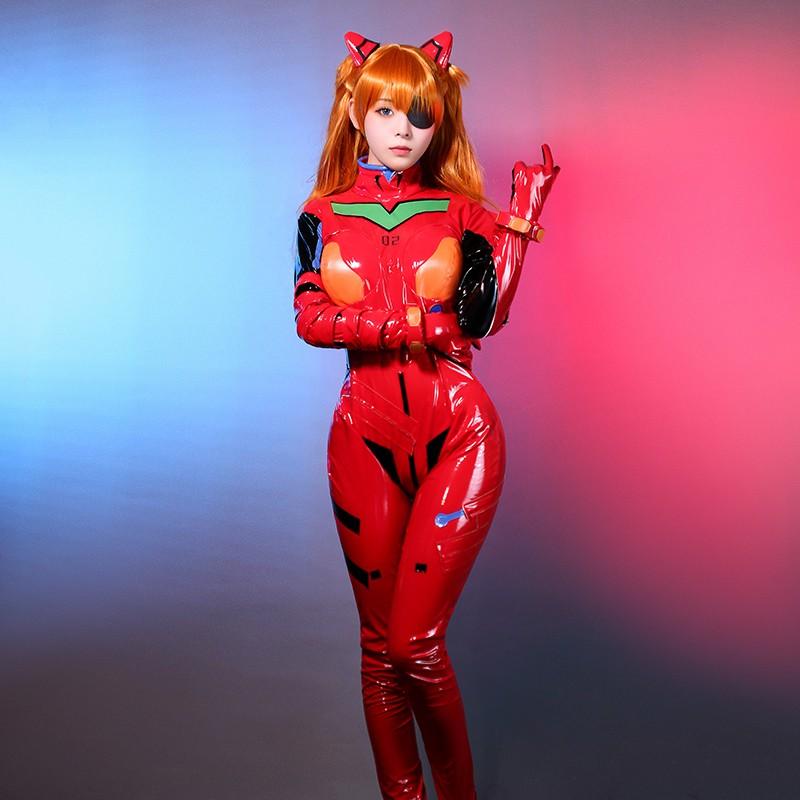 EVA Asuka Langley Cosplay Costume