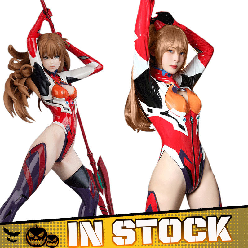EVA Asuka Langley SHIKINAMI Combat Suit Cosplay Costume