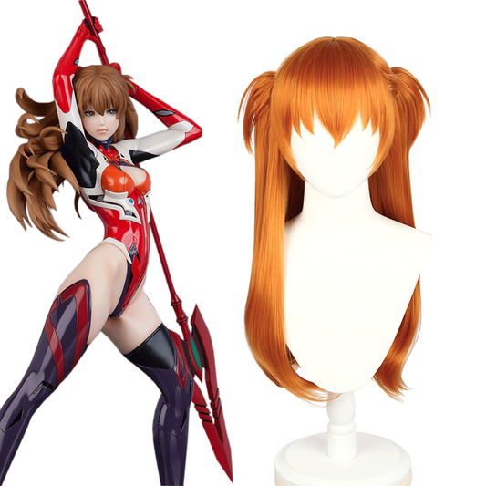 EVA Asuka Langley Soryu Orange Long Cosplay Wigs