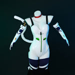 EVA Rei Cat White Cosplay Costume