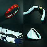 EVA Rei Cat White Cosplay Costume