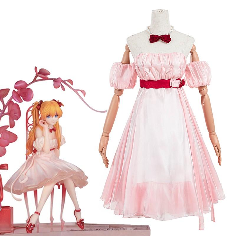Evangelion EVA ASK Whisper Of Flower Asuka Langley Cosplay Costume