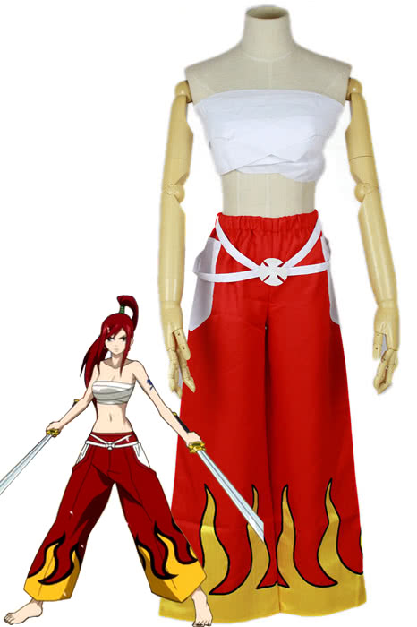 Fairy Tail Erza Scarlet Cosplay Costumes