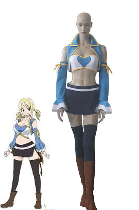 Fairy Tail Lucy Heartfilia After Seven Years Cosplay Costume