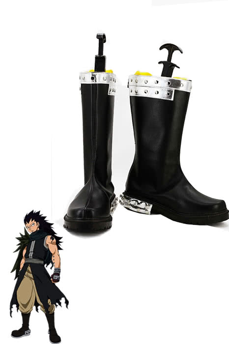 Fairy Tail Gajeel Redfox Boots Anime Cosplay Shoes For Christmas Custom Made