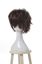 Fashion Black Short Synthetic Cosplay Man Wigs