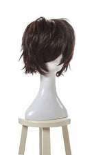 Fashion Black Short Synthetic Cosplay Man Wigs