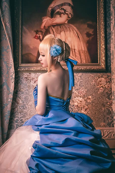 blue