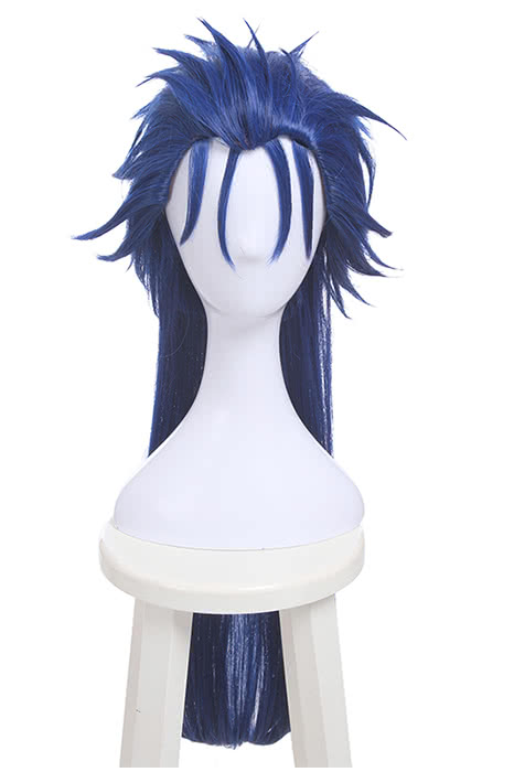 Fate Stay Night Lancer Long Blue Synthetic Cosplay Wigs