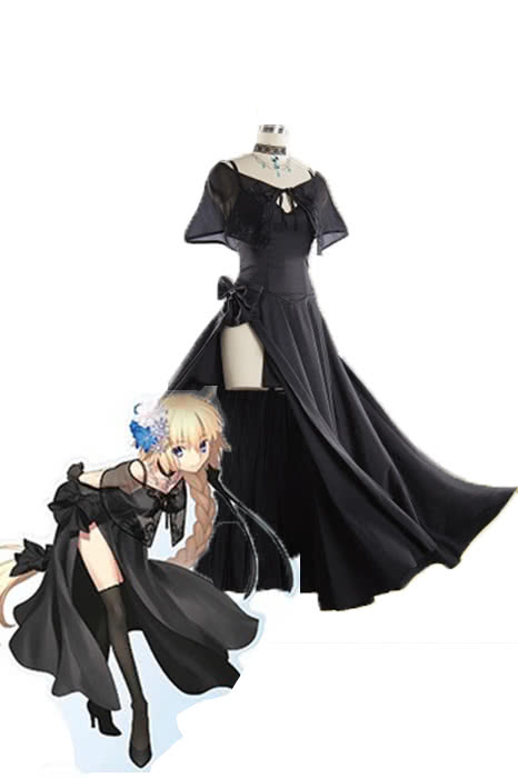 Fate/Grand Order Fate GO Jeanne D'Arc Black Cosplay Dress Anime Cosplay Costumes