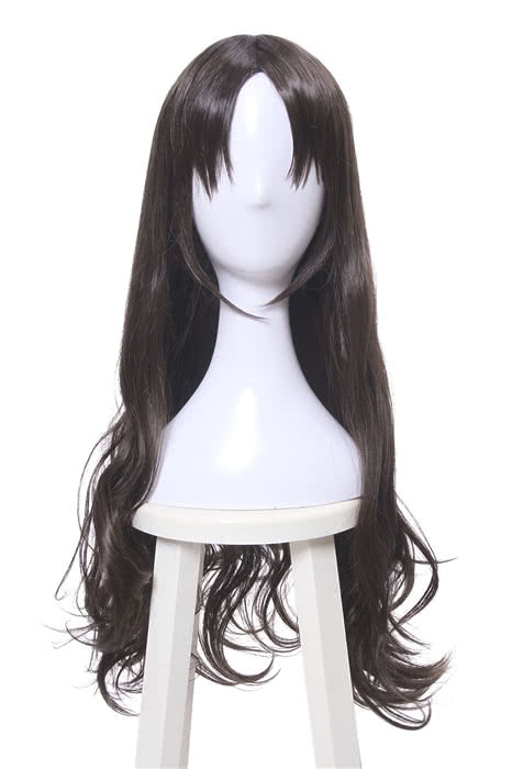 Fate Grand Order Tohsaka Rin Black Brown Long Curly Game Cosplay Wigs