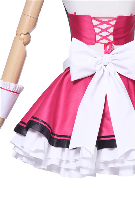 Fate Grand Order Tohsaka Rin Street Choco-Maid Game Cosplay Costumes
