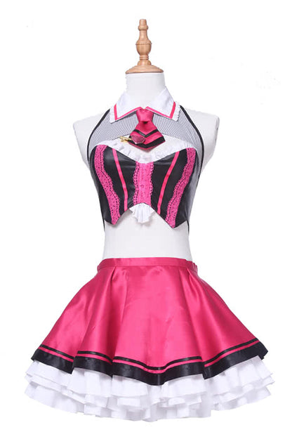 Fate Grand Order Tohsaka Rin Street Choco-Maid Game Cosplay Costumes