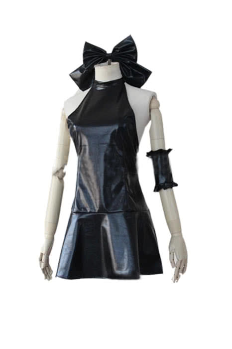 Fate/stay night Hollow Saber Black Dress Anime Cosplay Costumes