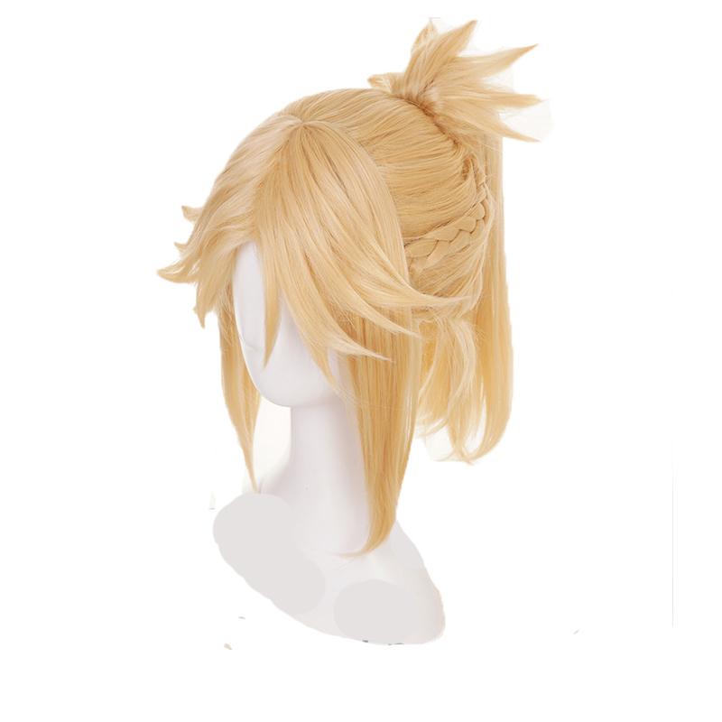 FateApocrypha FGO Saber Mordred Blonde Cosplay Wigs